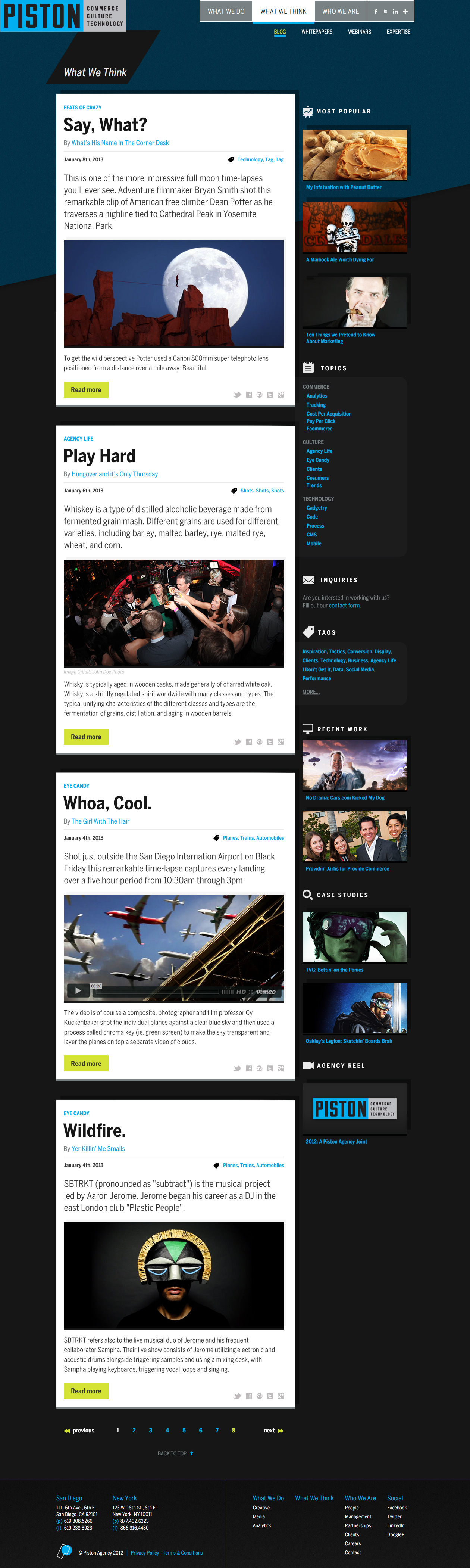 Blog Layout for New Site